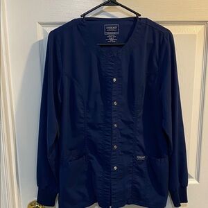 Cherokee small navy scrub/lab jacket